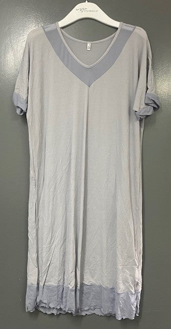 V neck Nylon Mesh Dress