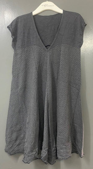 Herringbone swing tunic
