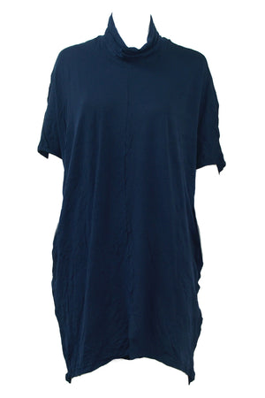 skivvy neck tunic with front split