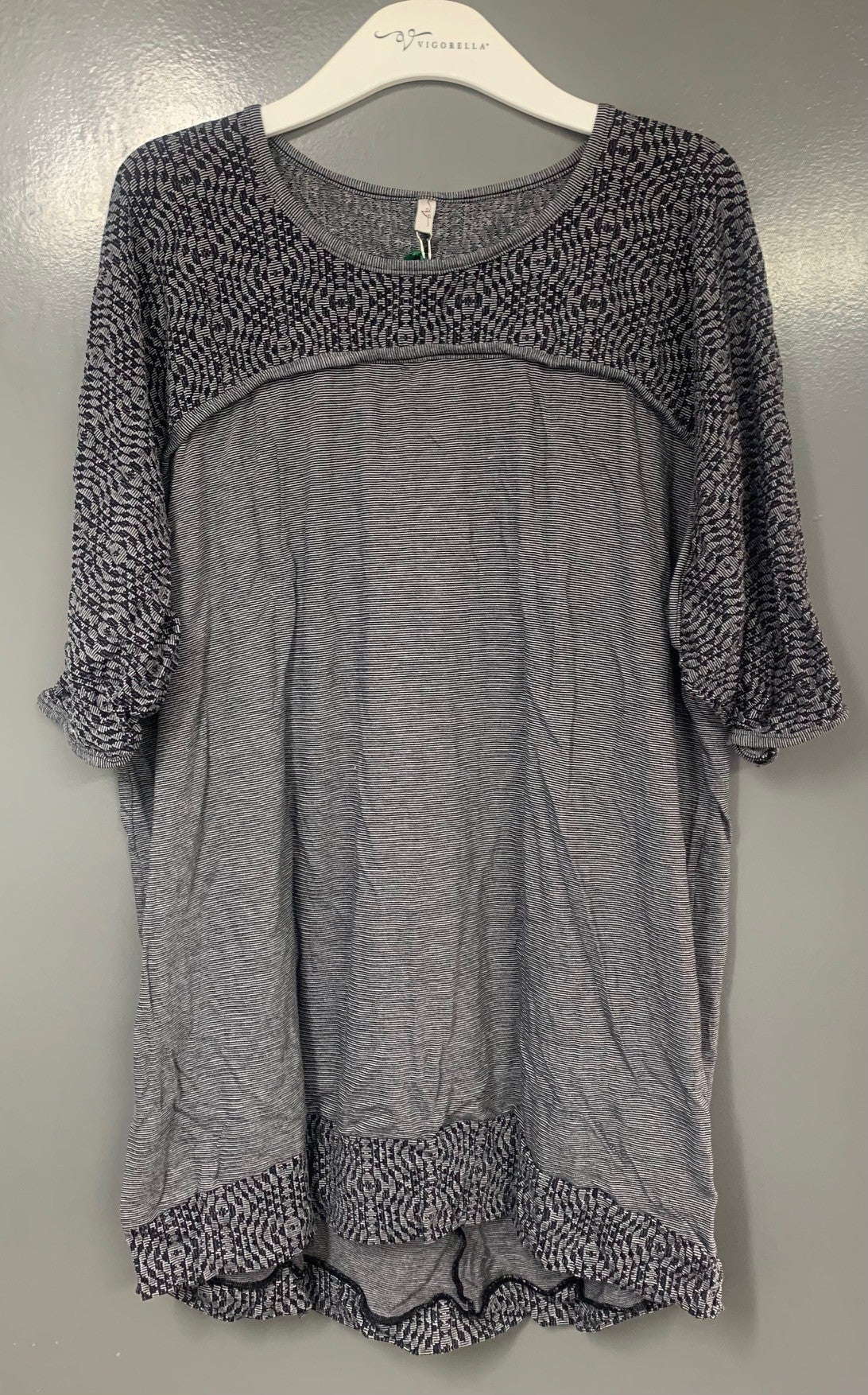 Bamboo Cotton dolman sleeve top with binding