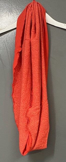 Flower soy loop scarf