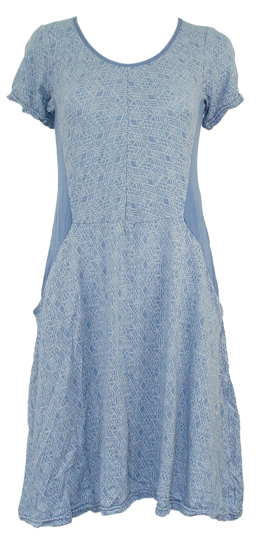 Soy dress with contrast and pockets