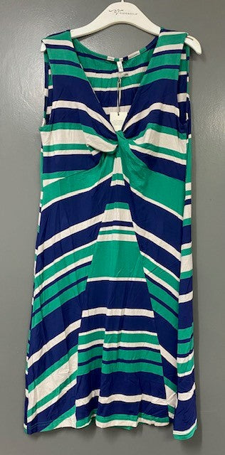 Twist front Stripe dress