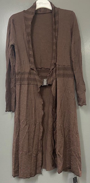 mid length cardi with clasp