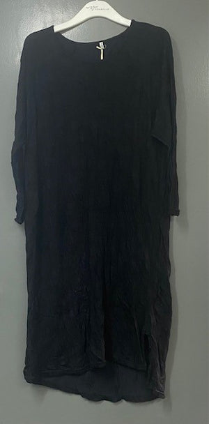 Textured long dress