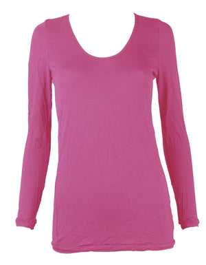 Long Sleeve Scoop w/ Bind