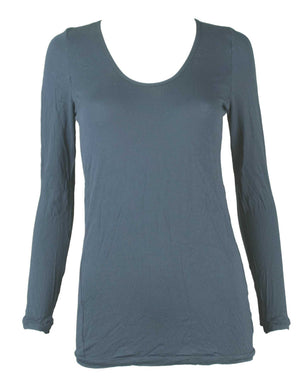 long sleeve scoop w/ bind