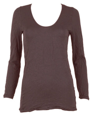 Long Sleeve Scoop w/ Bind