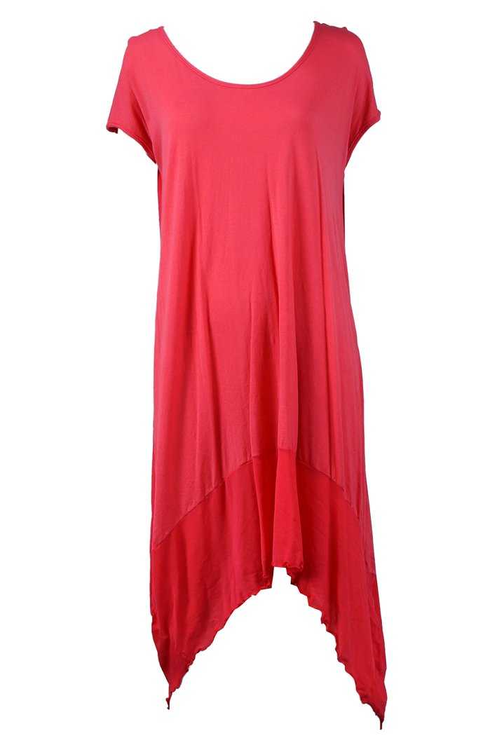 Cotton Mesh Trapeze Maxi
