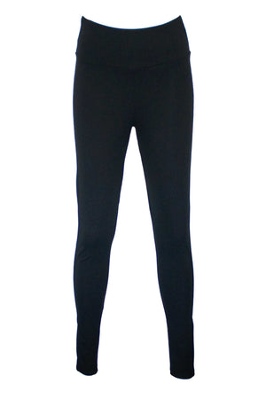 High waisted Ponte pant in Black