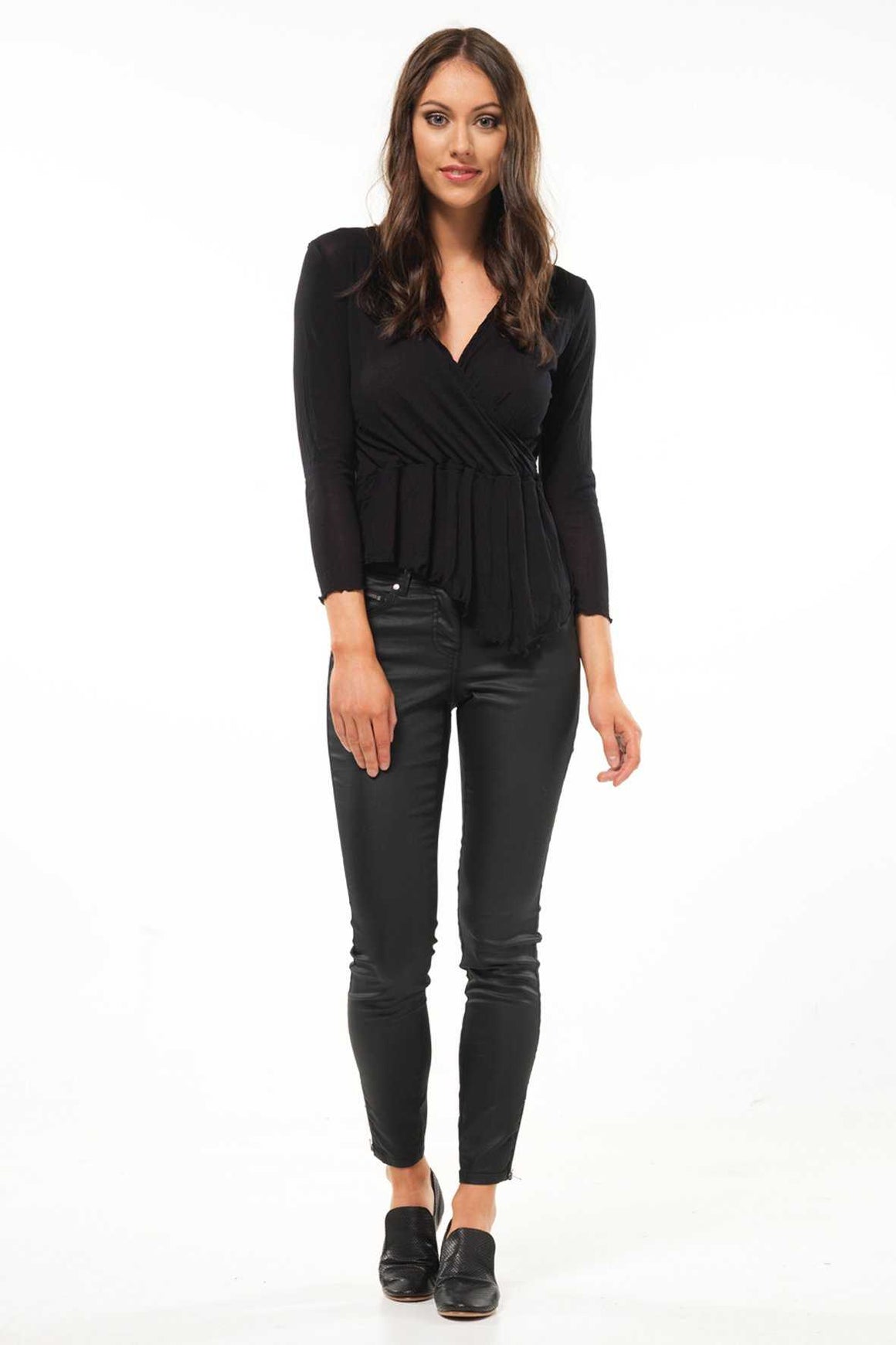 Mesh Wrap Top