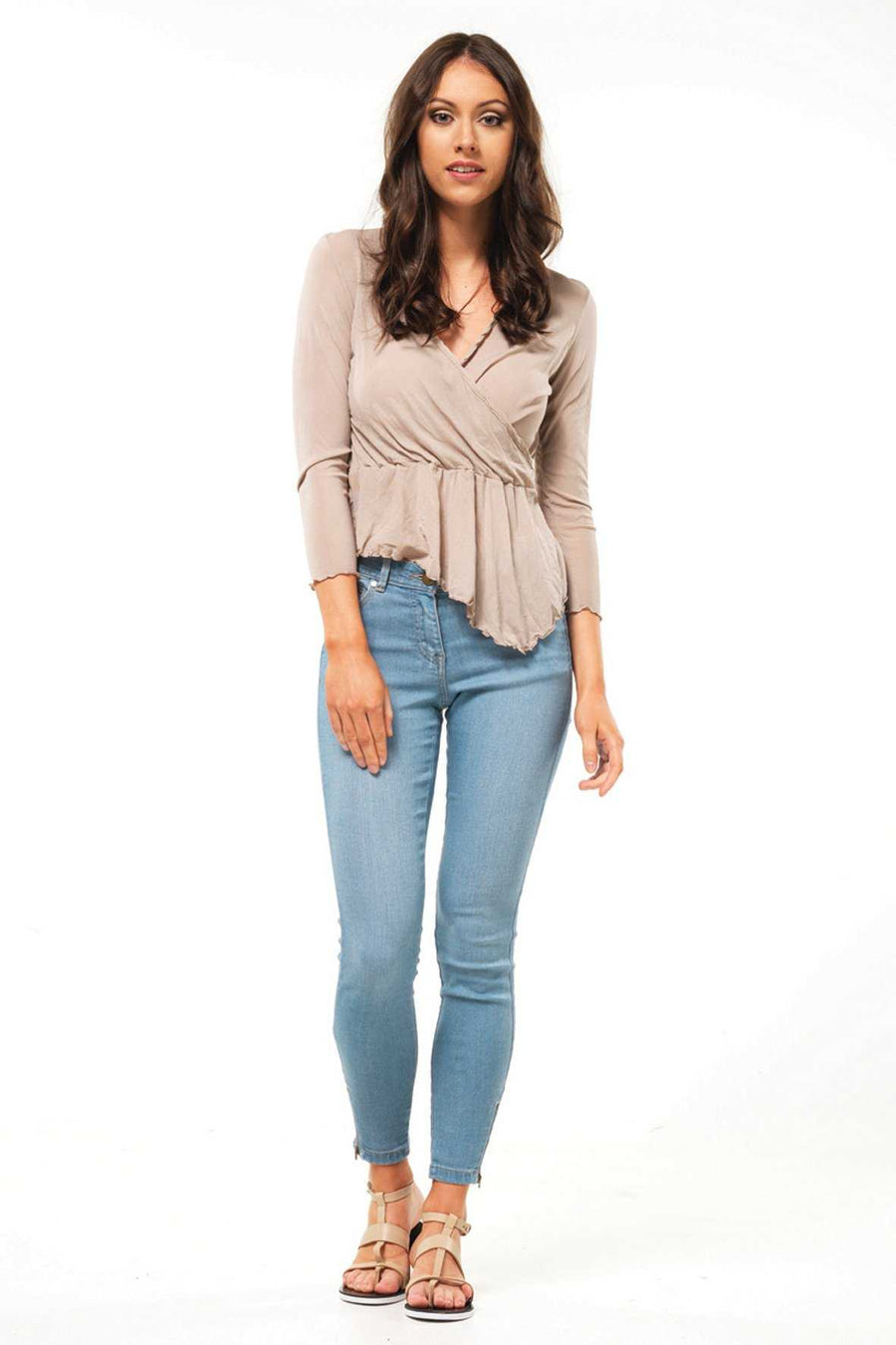 Mesh Wrap Top