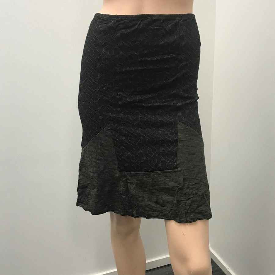 Winter cable peplum skirt